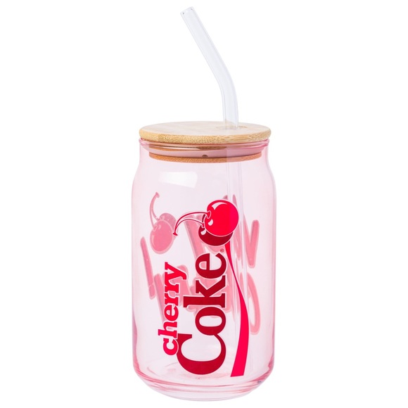 Other - SOLD 🥤 CHERRY COKE 🍒 GLASS TUMBLER